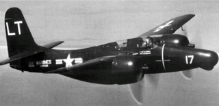 Grumman F7F-3N night fighter of Maine Corps Squadron VMF(N)-532 over Korea in 1950